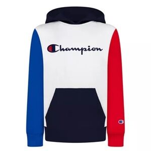 Champion - Color Blocked Script Hoodie